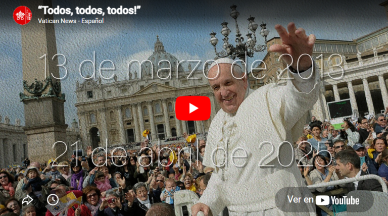 “¡Todos, todos, todos!”, el documental completo del Vaticano a un año de su partida