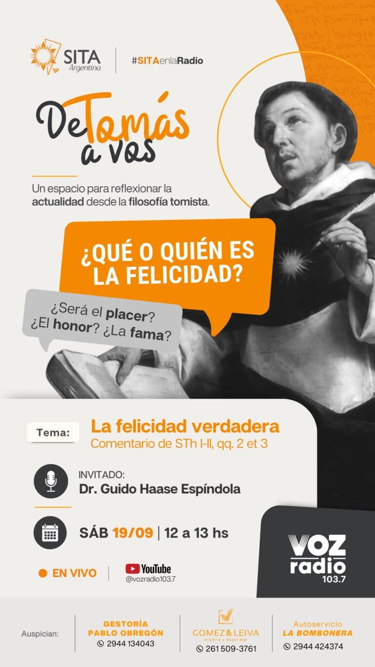 «De Tomás a vos» mañana a las 12: La felicidad verdadera