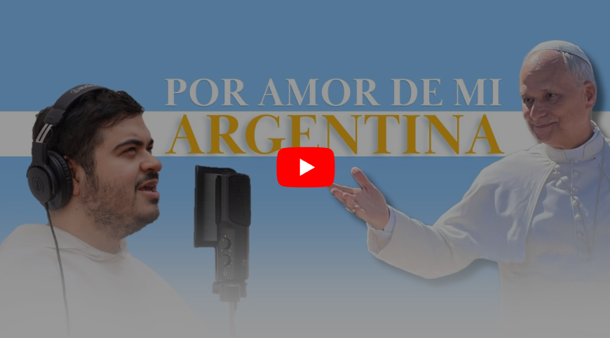 «Por amor de mi Argentina», la canción de los frailes dominicos para recibir al Papa