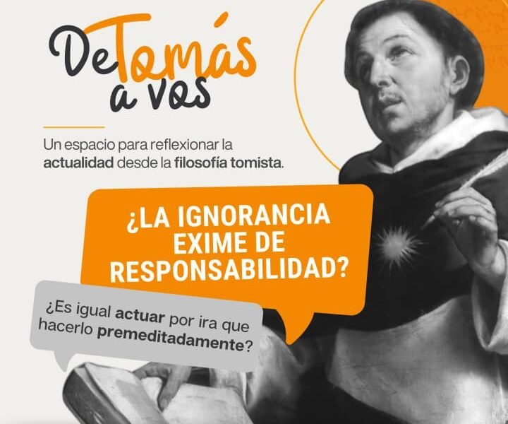 De Tomás a vos: «¿La ignorancia exime de responsabilidad?», sábado a las 12 horas