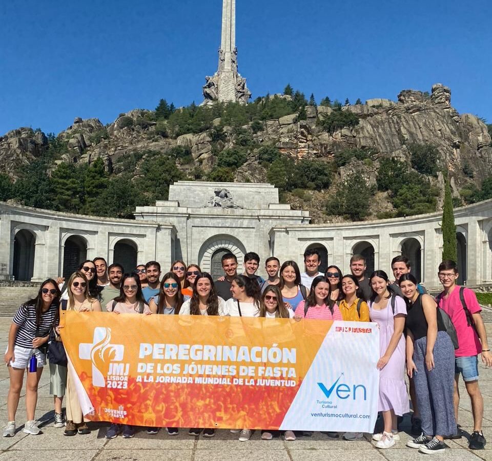 Primer día de la peregrinación: visita al Valle de los Caídos  y El Escorial