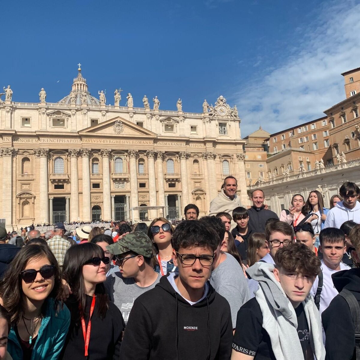Rome: les étudiants valenciens de Fasta ont participé à l’audience du Pape