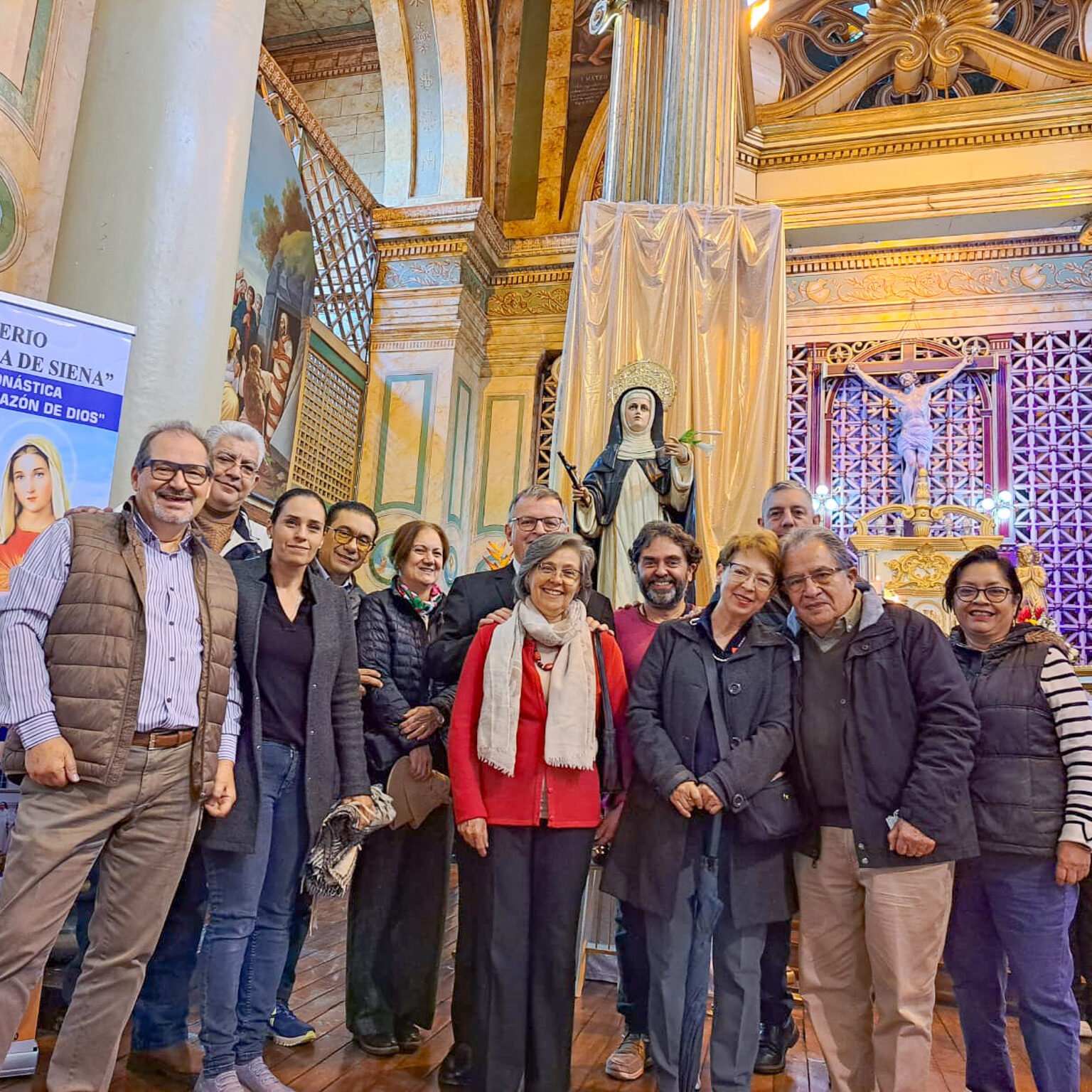 Quito: la comunidad celebró a Santa Catalina junto a los frailes dominicos