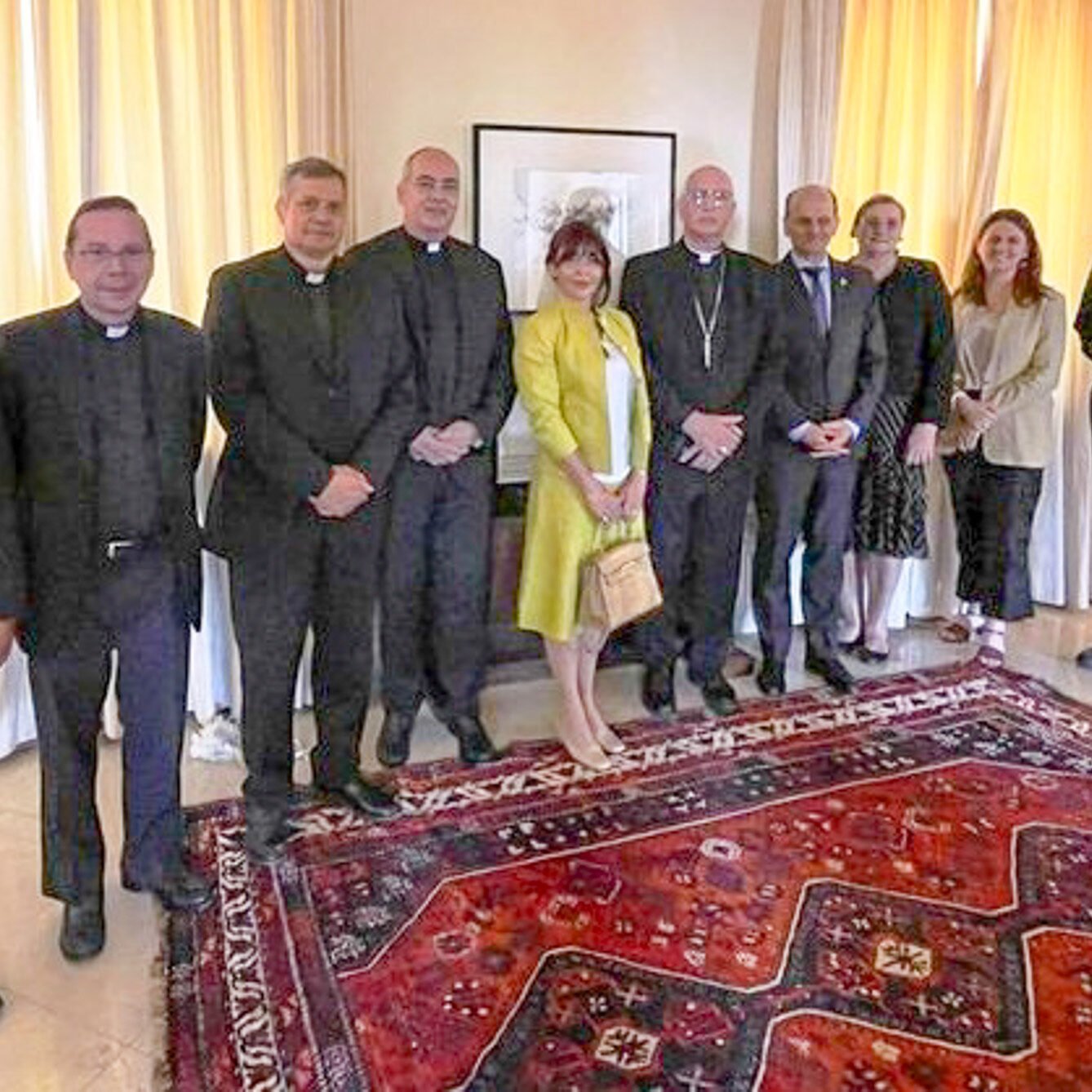Almuerzo de trabajo de referentes argentinos en la Embajada ante la Santa Sede