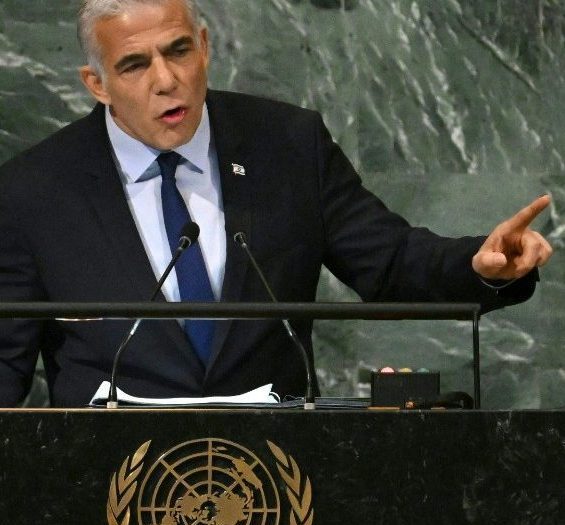 Israel, Lapid en la ONU: «Sí a la solución de dos Estados»