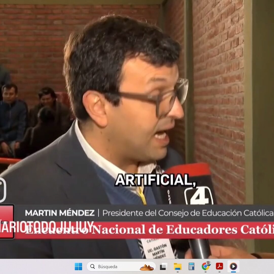 Martín Méndez al frente del Encuentro Nacional de Educadores Católicos que organiza Consudec